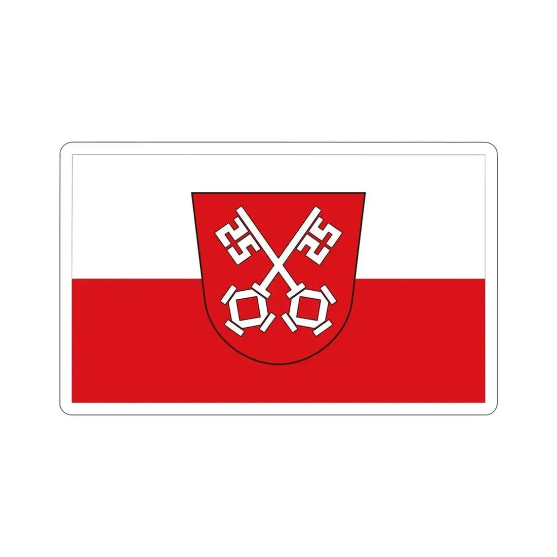 Flag of Regensburg 2 Germany STICKER Vinyl Die-Cut Decal - The Sticker Space