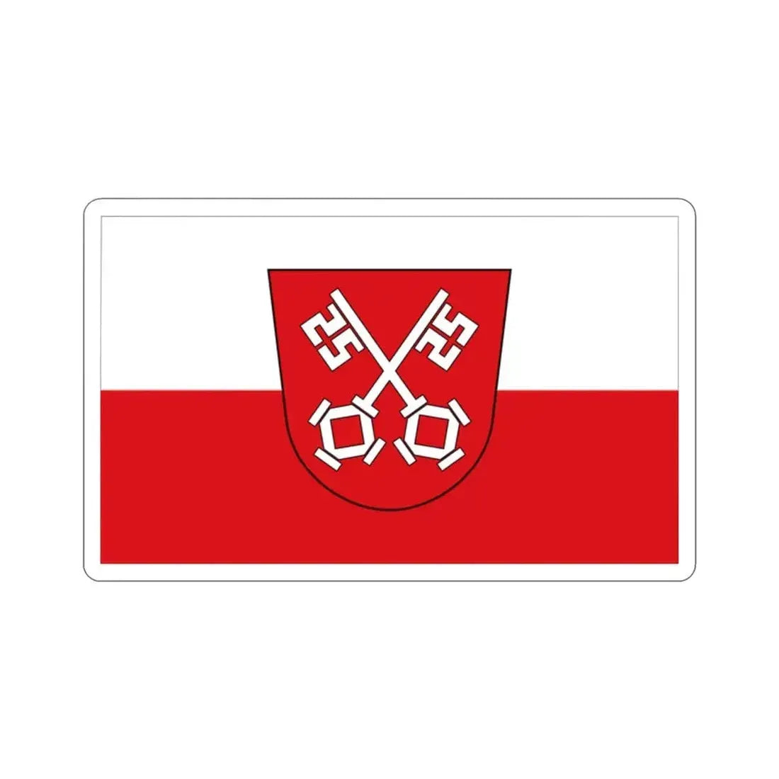 Flag of Regensburg 2 Germany STICKER Vinyl Die-Cut Decal - The Sticker Space
