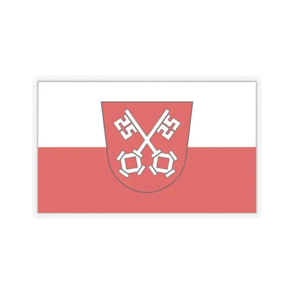 Flag of Regensburg 2 Germany - STICKER Vinyl Kiss-Cut Decal 2 Inch Transparent - The Sticker Space