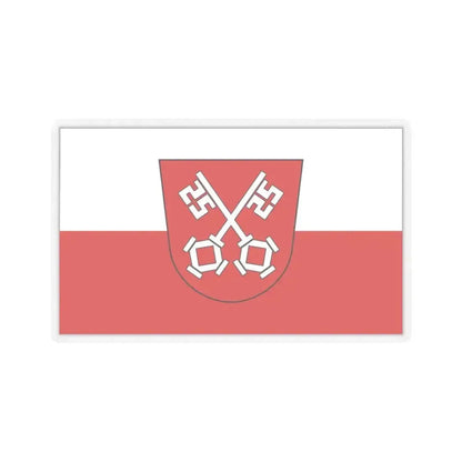 Flag of Regensburg 2 Germany - STICKER Vinyl Kiss-Cut Decal 3 Inch Transparent - The Sticker Space