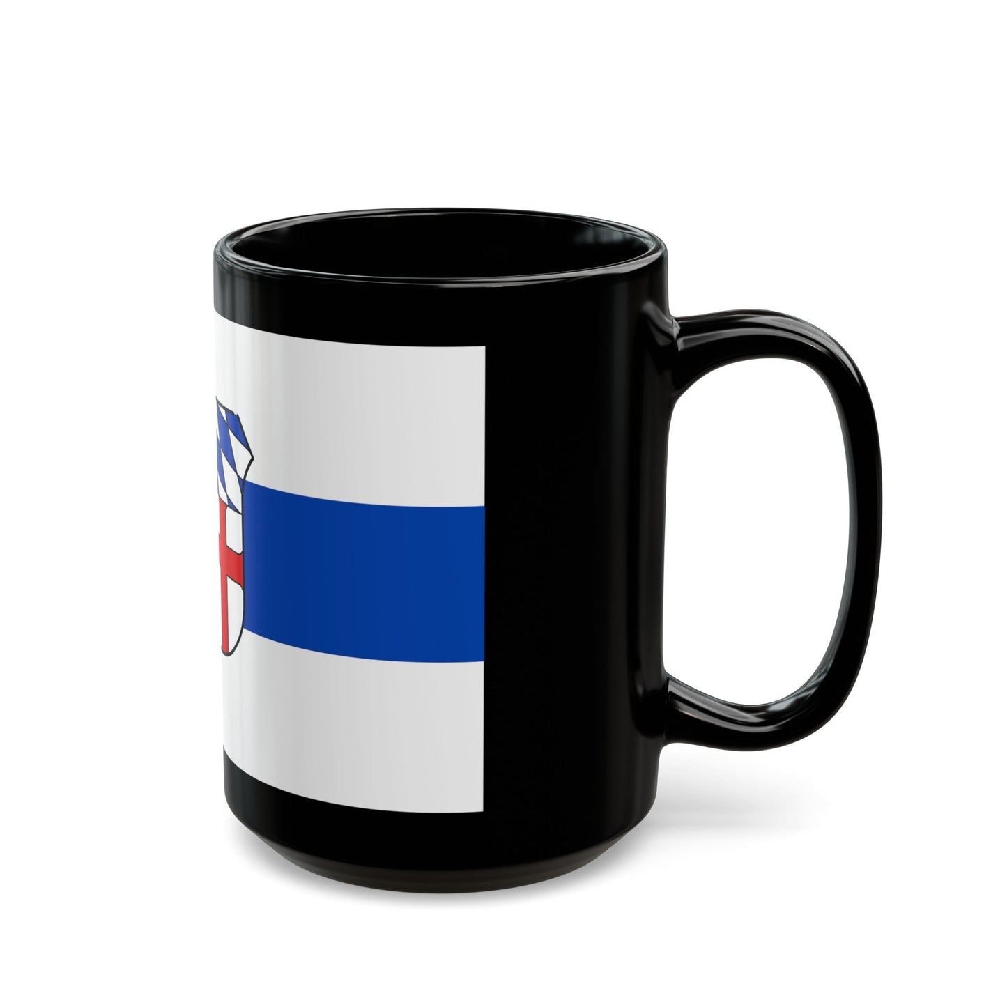 Flag of Regensburg Germany - Black Coffee Mug-The Sticker Space