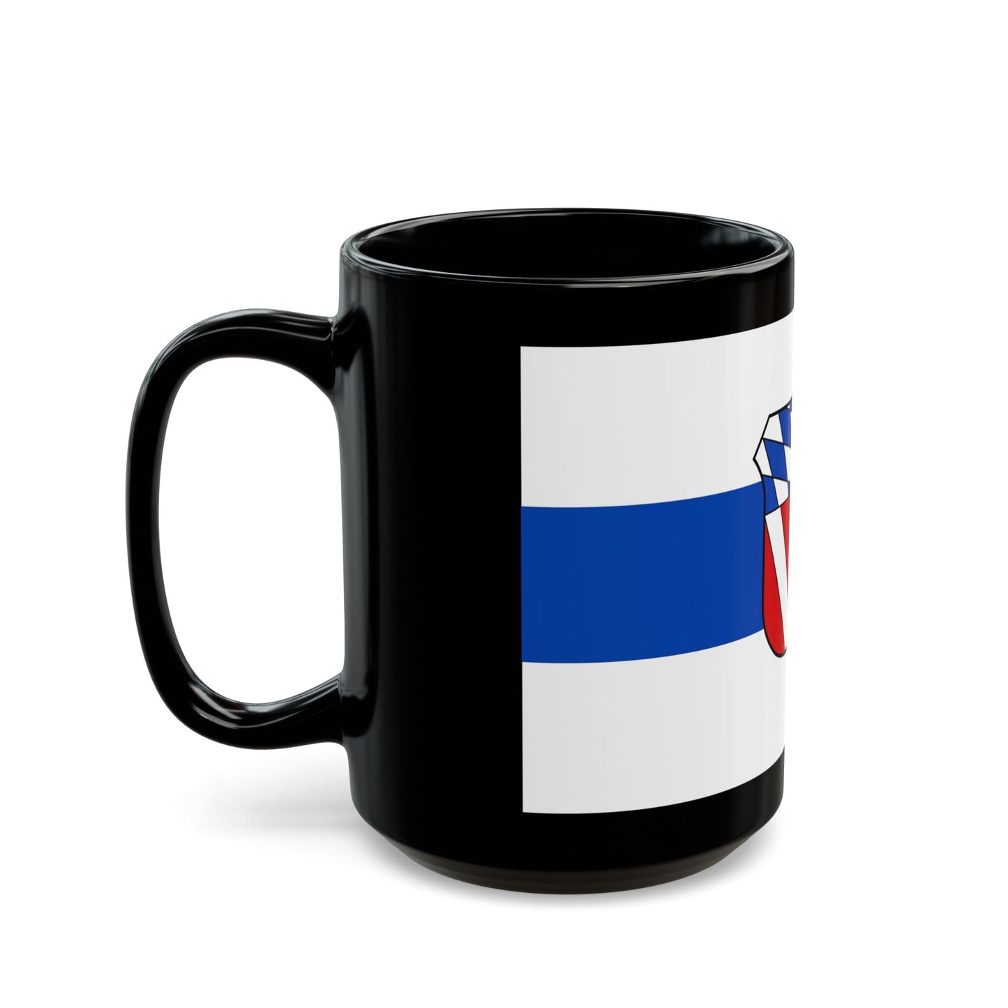 Flag of Regensburg Germany - Black Coffee Mug-The Sticker Space