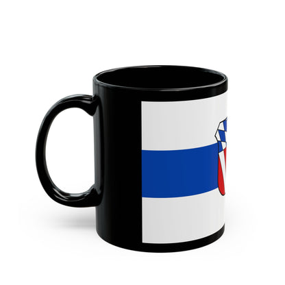 Flag of Regensburg Germany - Black Coffee Mug-The Sticker Space