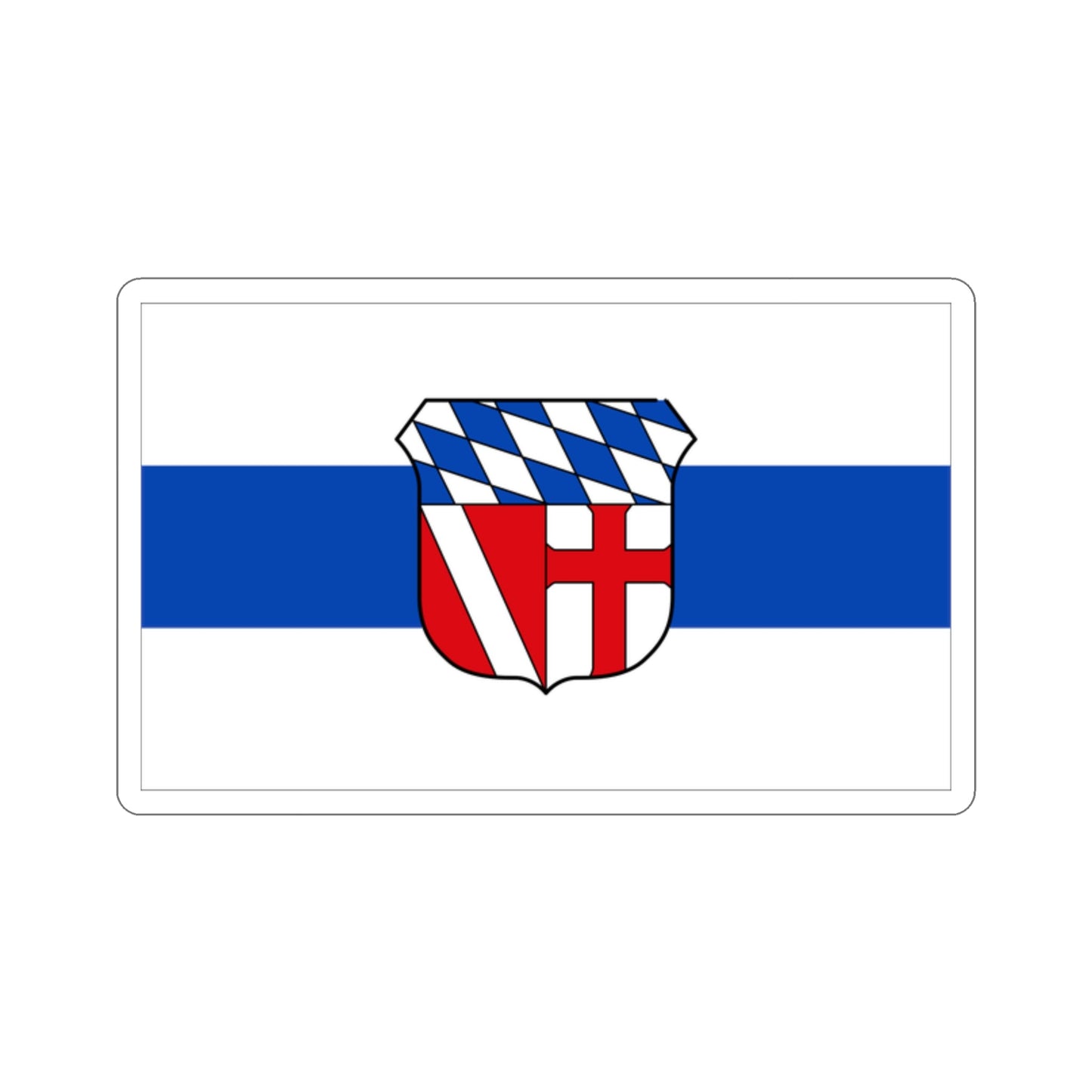 Flag of Regensburg Germany STICKER Vinyl Die-Cut Decal-2 Inch-The Sticker Space