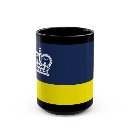 Flag of Regina Canada - Black Coffee Mug-15oz-The Sticker Space