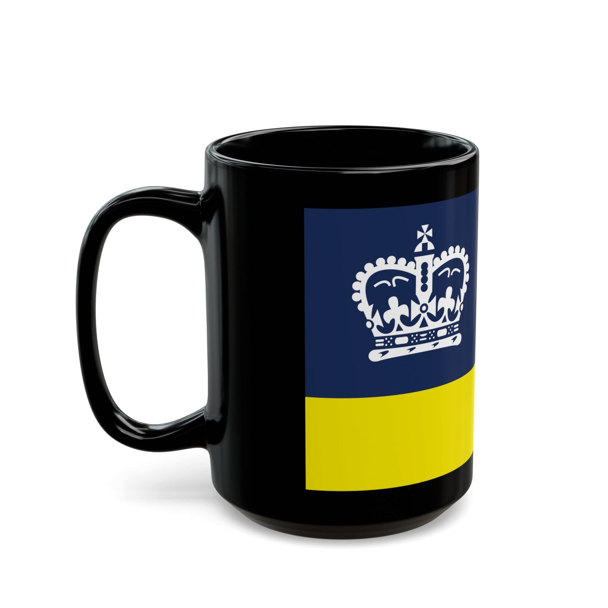 Flag of Regina Canada - Black Coffee Mug-The Sticker Space