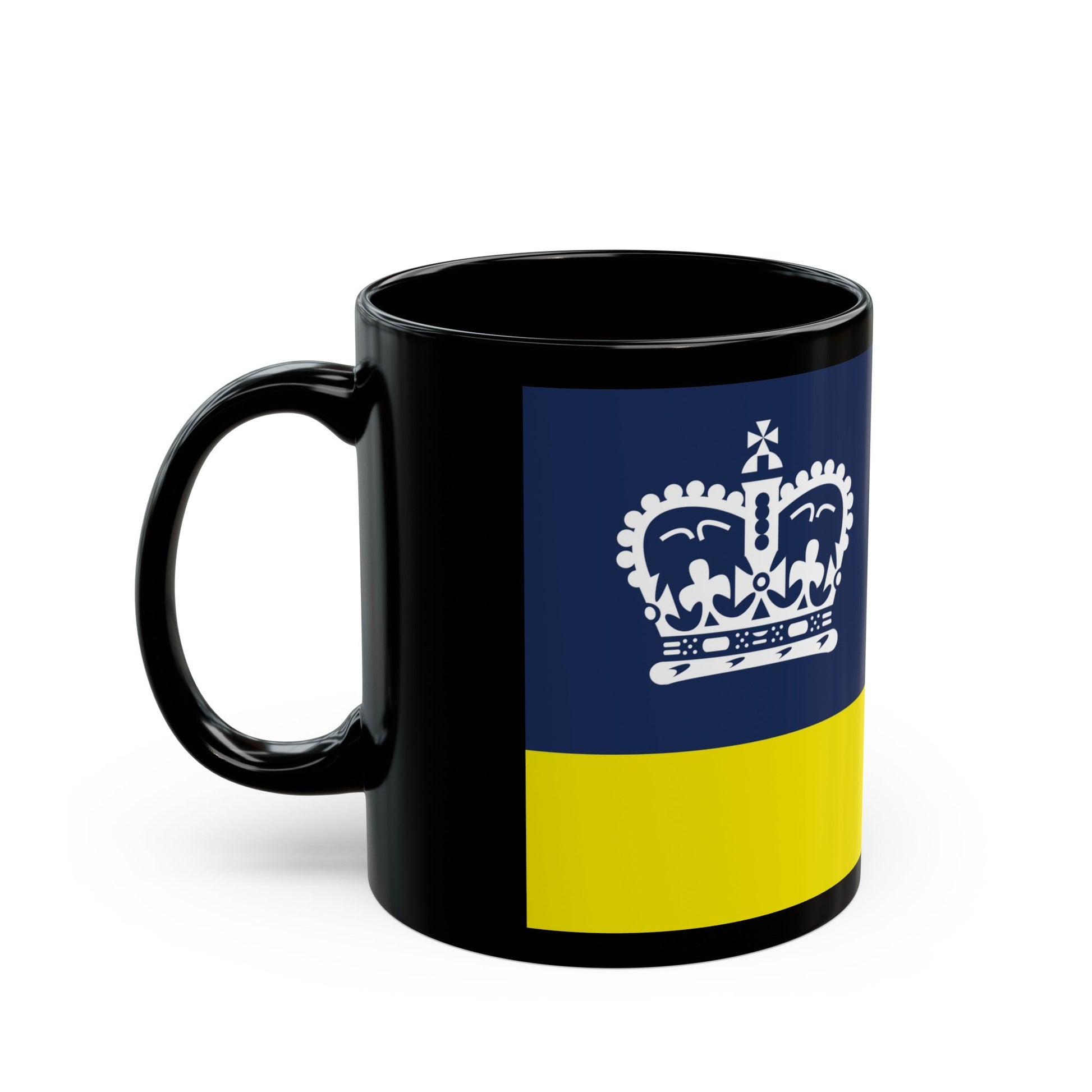 Flag of Regina Canada - Black Coffee Mug-The Sticker Space