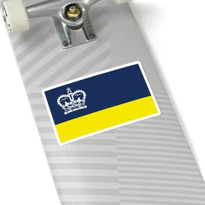 Flag of Regina (Canada) STICKER Vinyl Kiss-Cut Decal - The Sticker Space