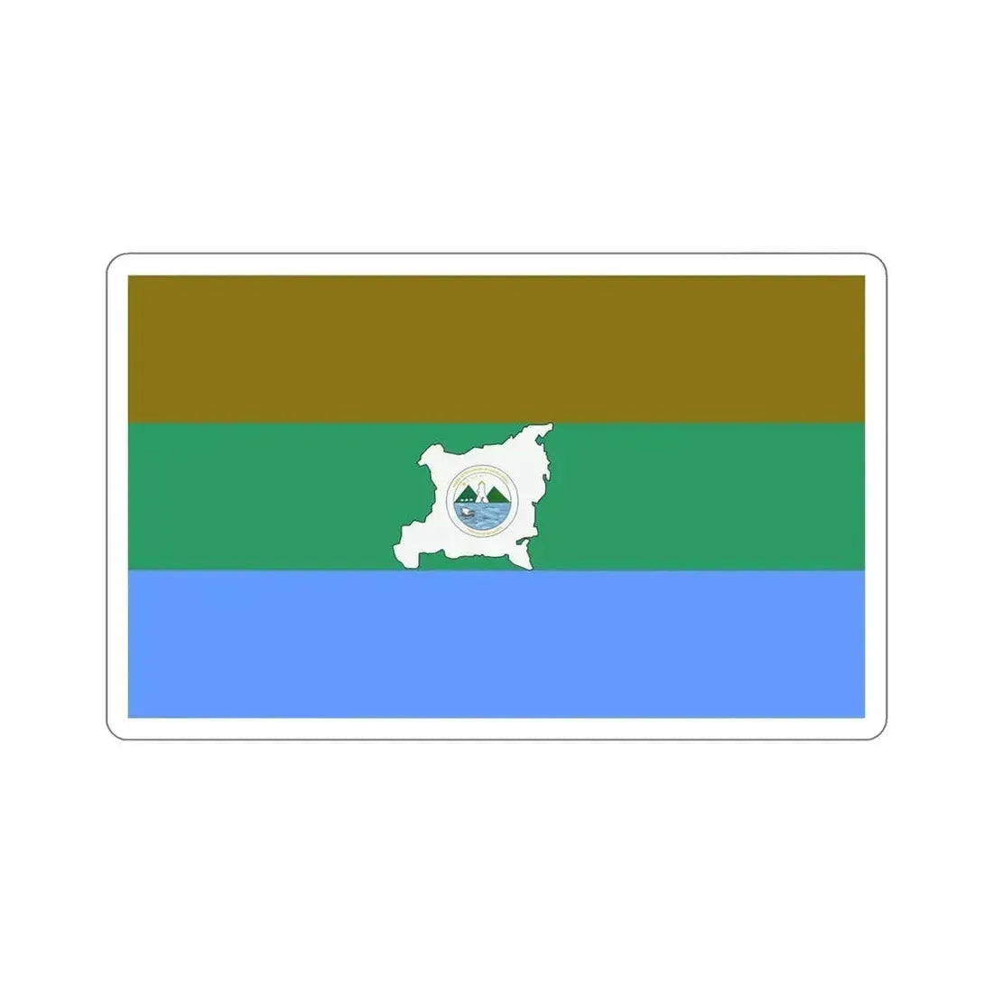 Flag of Region Autonoma del Atlantico Norte STICKER Vinyl Die-Cut Decal - The Sticker Space