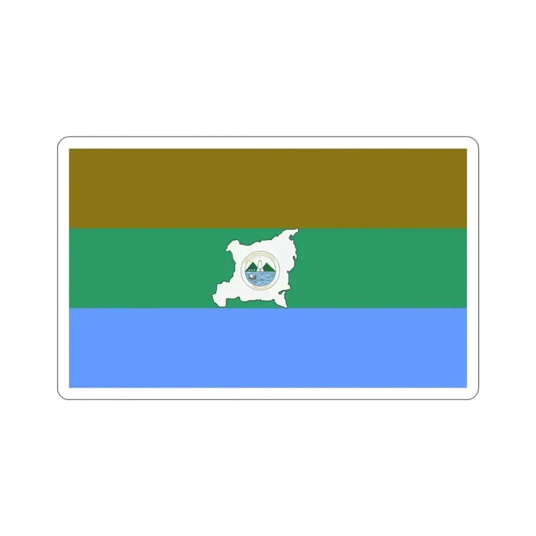 Flag of Region Autonoma del Atlantico Norte STICKER Vinyl Die-Cut Decal - The Sticker Space