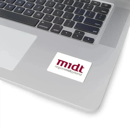 Flag of Region Midtjylland (Denmark) STICKER Vinyl Kiss-Cut Decal - The Sticker Space