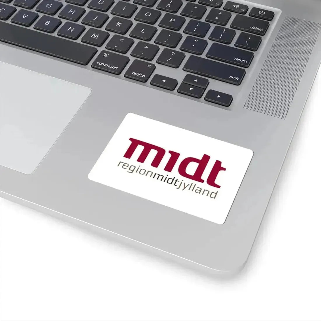 Flag of Region Midtjylland (Denmark) STICKER Vinyl Kiss-Cut Decal - The Sticker Space