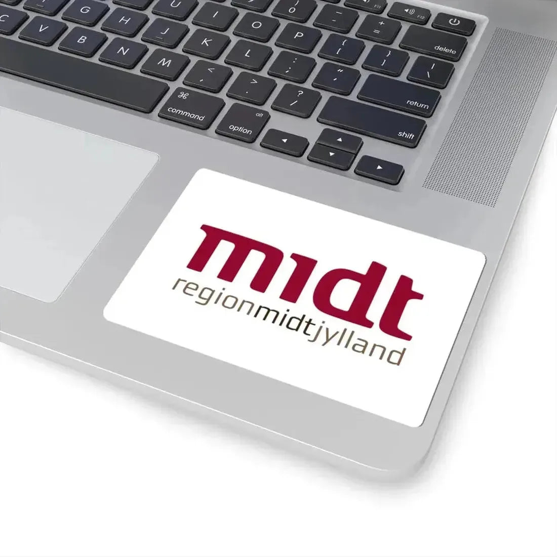 Flag of Region Midtjylland (Denmark) STICKER Vinyl Kiss-Cut Decal - The Sticker Space
