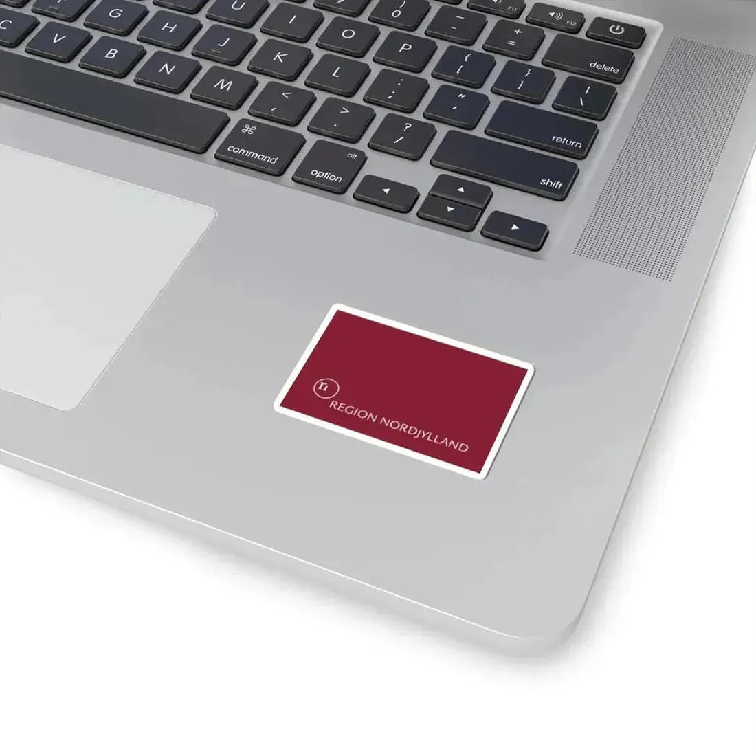 Flag of Region Nordjylland (Denmark) STICKER Vinyl Kiss-Cut Decal - The Sticker Space