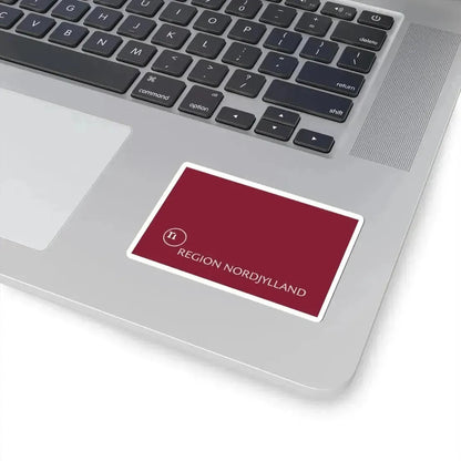 Flag of Region Nordjylland (Denmark) STICKER Vinyl Kiss-Cut Decal - The Sticker Space