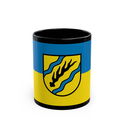 Flag of Rems Murr Kreis Germany - Black Coffee Mug-11oz-The Sticker Space