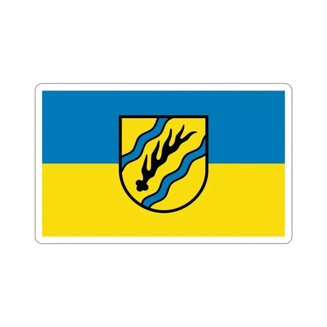 Flag of Rems Murr Kreis Germany STICKER Vinyl Die-Cut Decal - The Sticker Space