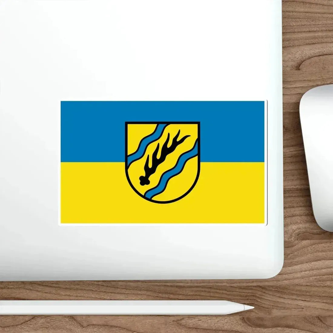 Flag of Rems Murr Kreis Germany STICKER Vinyl Die-Cut Decal - The Sticker Space