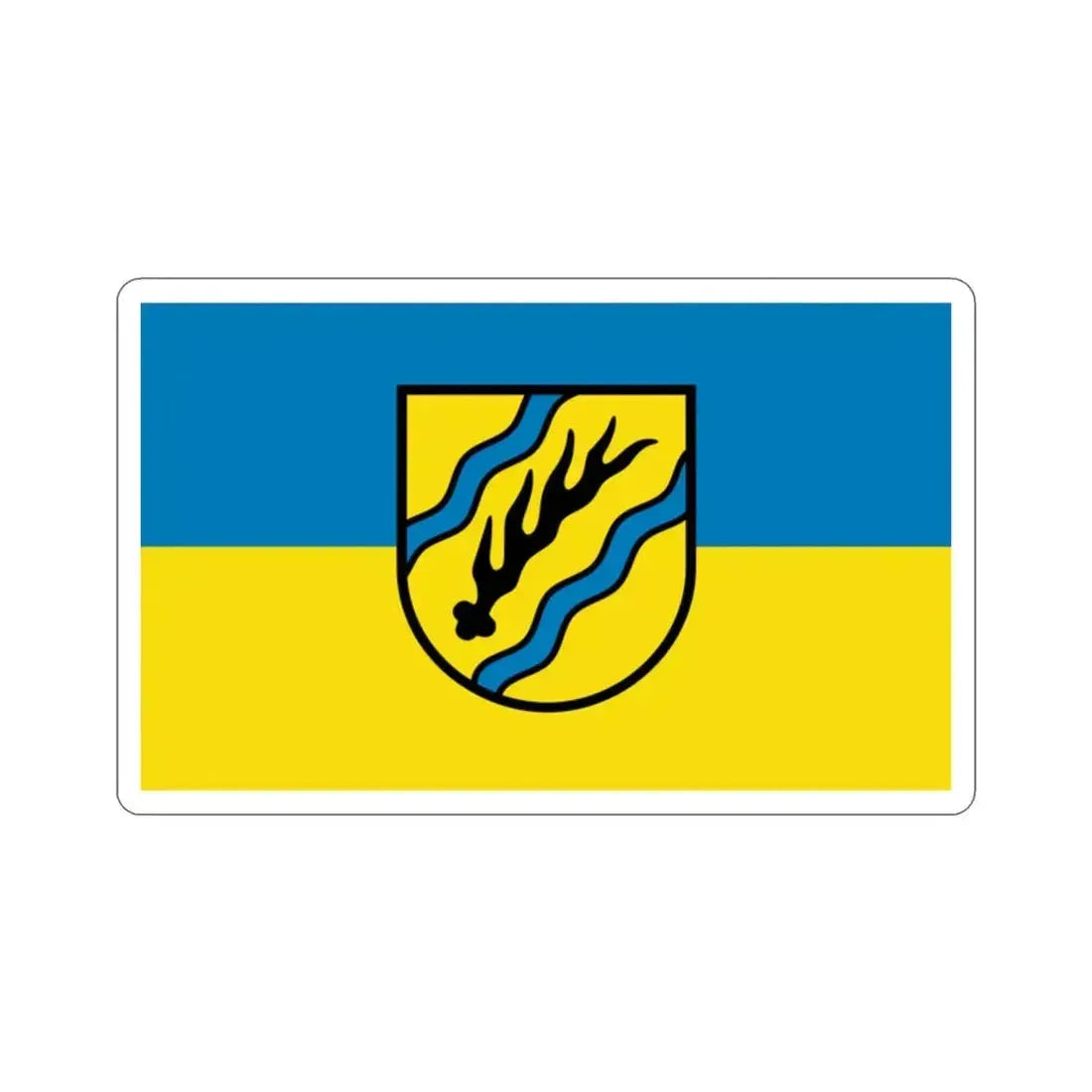 Flag of Rems Murr Kreis Germany STICKER Vinyl Die-Cut Decal - The Sticker Space