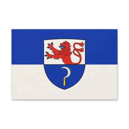 Flag of Remscheid Germany - Canvas Wall Art 18″ x 12″ 1.25" - The Sticker Space