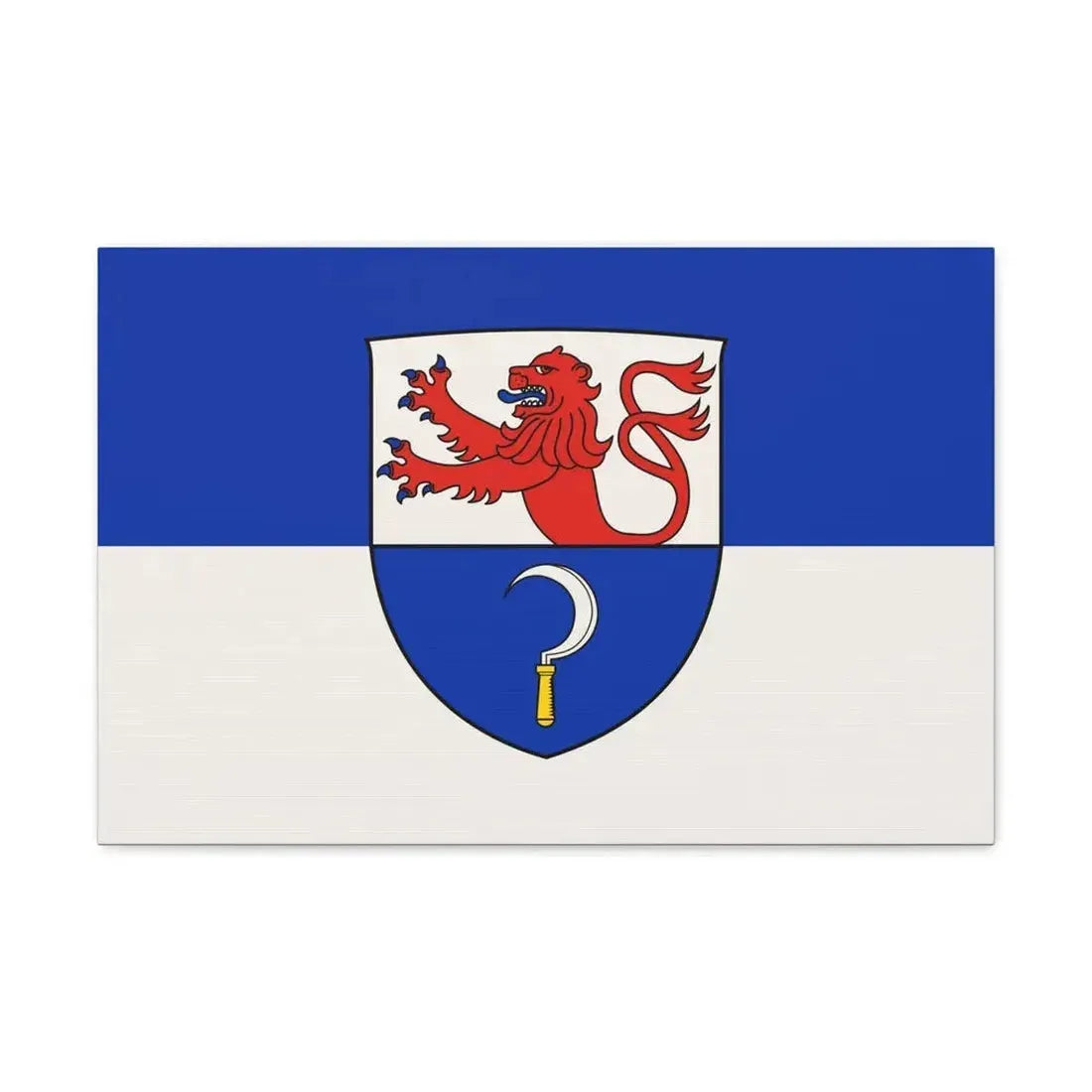 Flag of Remscheid Germany - Canvas Wall Art 24″ x 16″ 1.25" - The Sticker Space