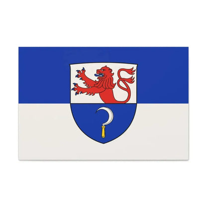 Flag of Remscheid Germany - Canvas Wall Art 30" x 20" 1.25" - The Sticker Space