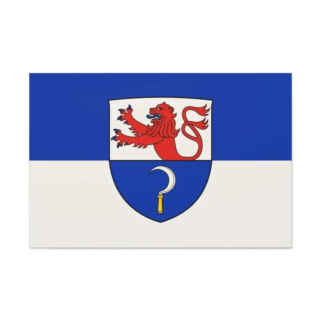 Flag of Remscheid Germany - Canvas Wall Art - The Sticker Space