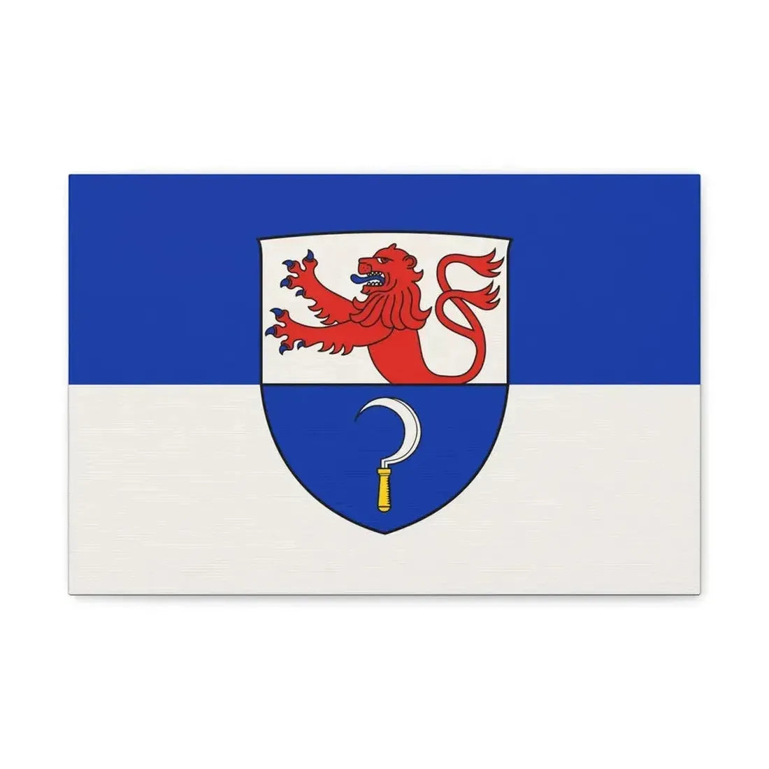 Flag of Remscheid Germany - Canvas Wall Art - The Sticker Space