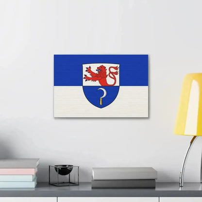 Flag of Remscheid Germany - Canvas Wall Art - The Sticker Space
