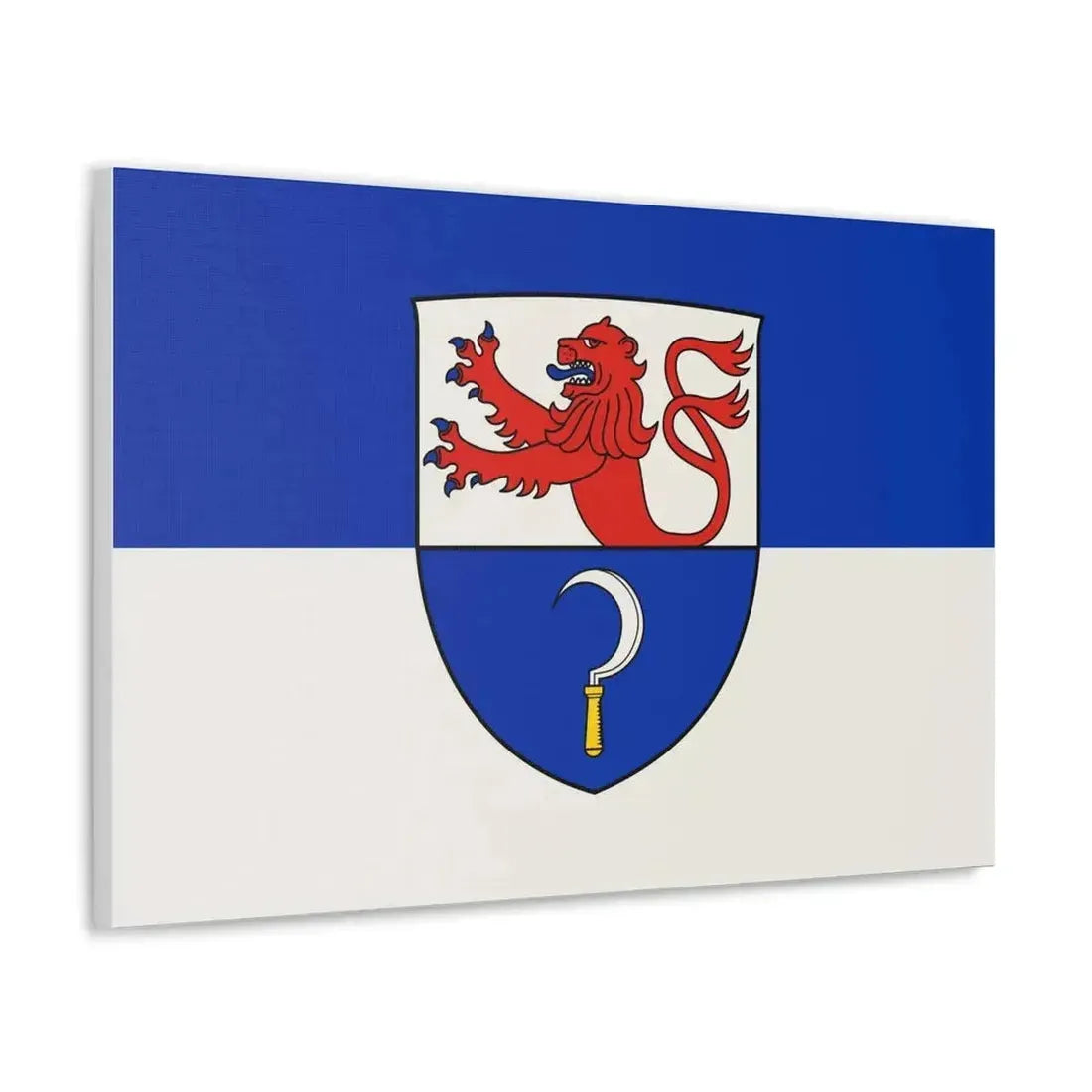 Flag of Remscheid Germany - Canvas Wall Art - The Sticker Space