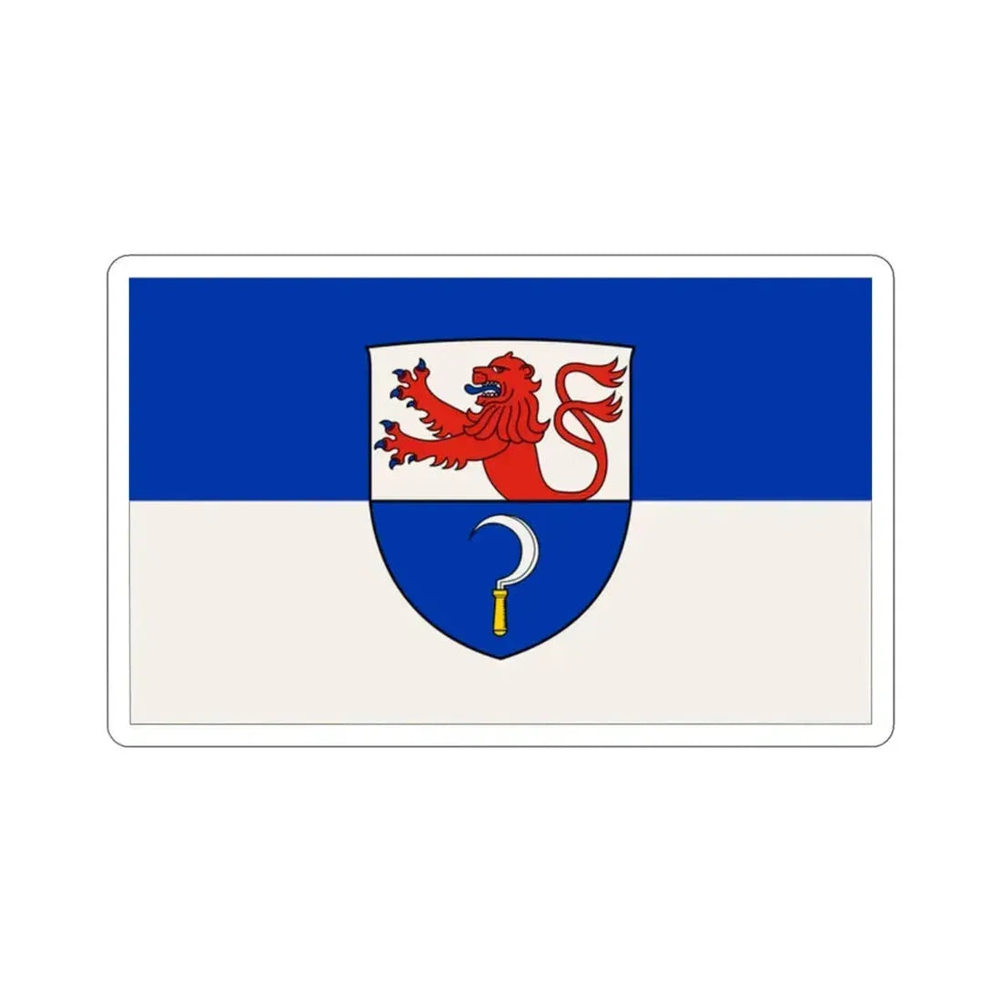 Flag of Remscheid Germany STICKER Vinyl Die-Cut Decal 2 Inch - The Sticker Space
