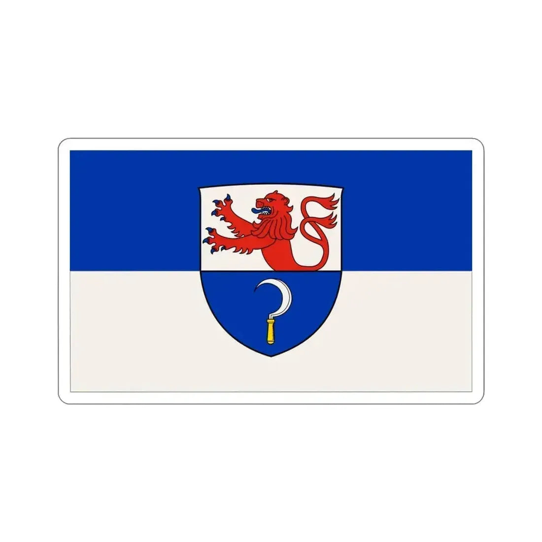 Flag of Remscheid Germany STICKER Vinyl Die-Cut Decal 3 Inch - The Sticker Space