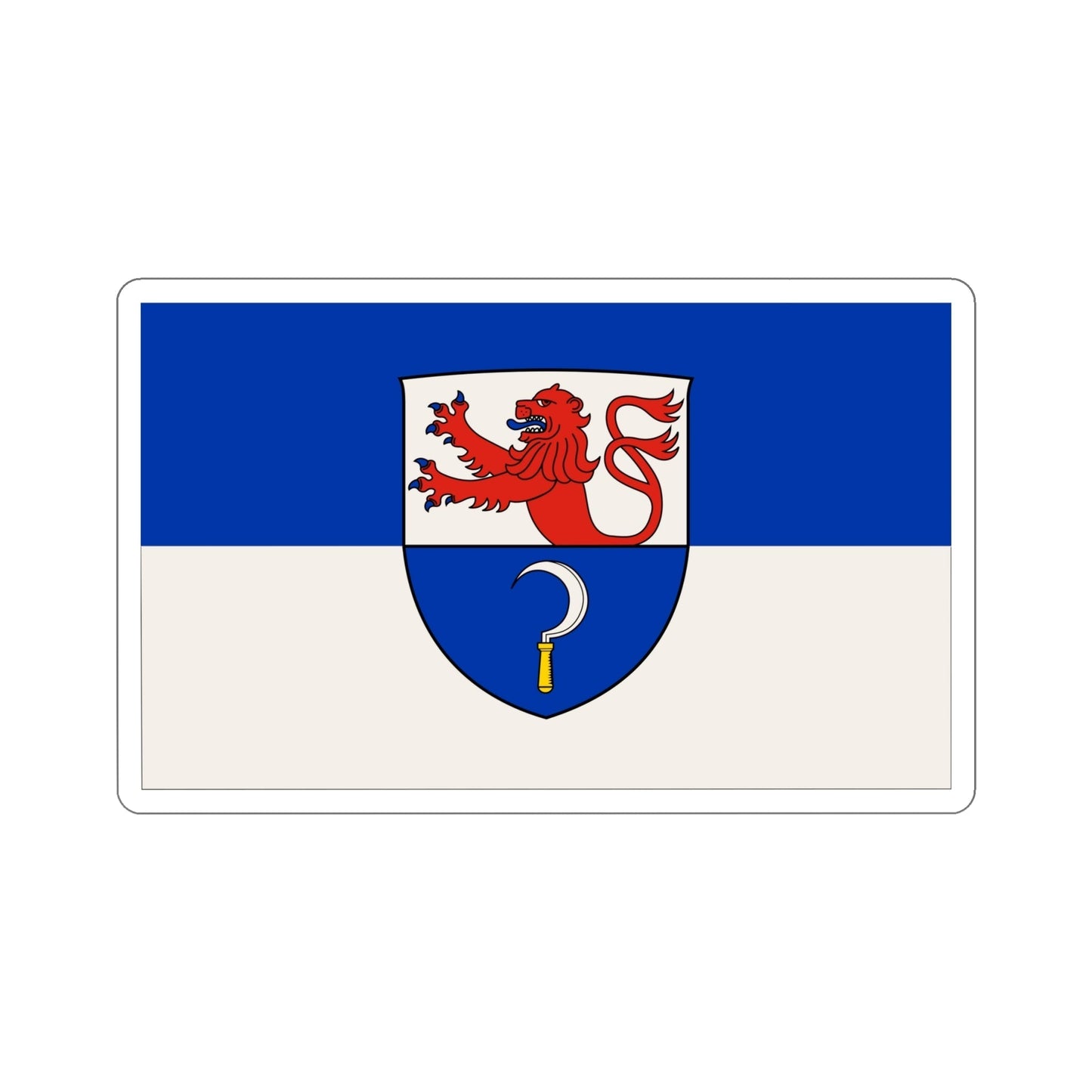 Flag of Remscheid Germany STICKER Vinyl Die-Cut Decal-6 Inch-The Sticker Space