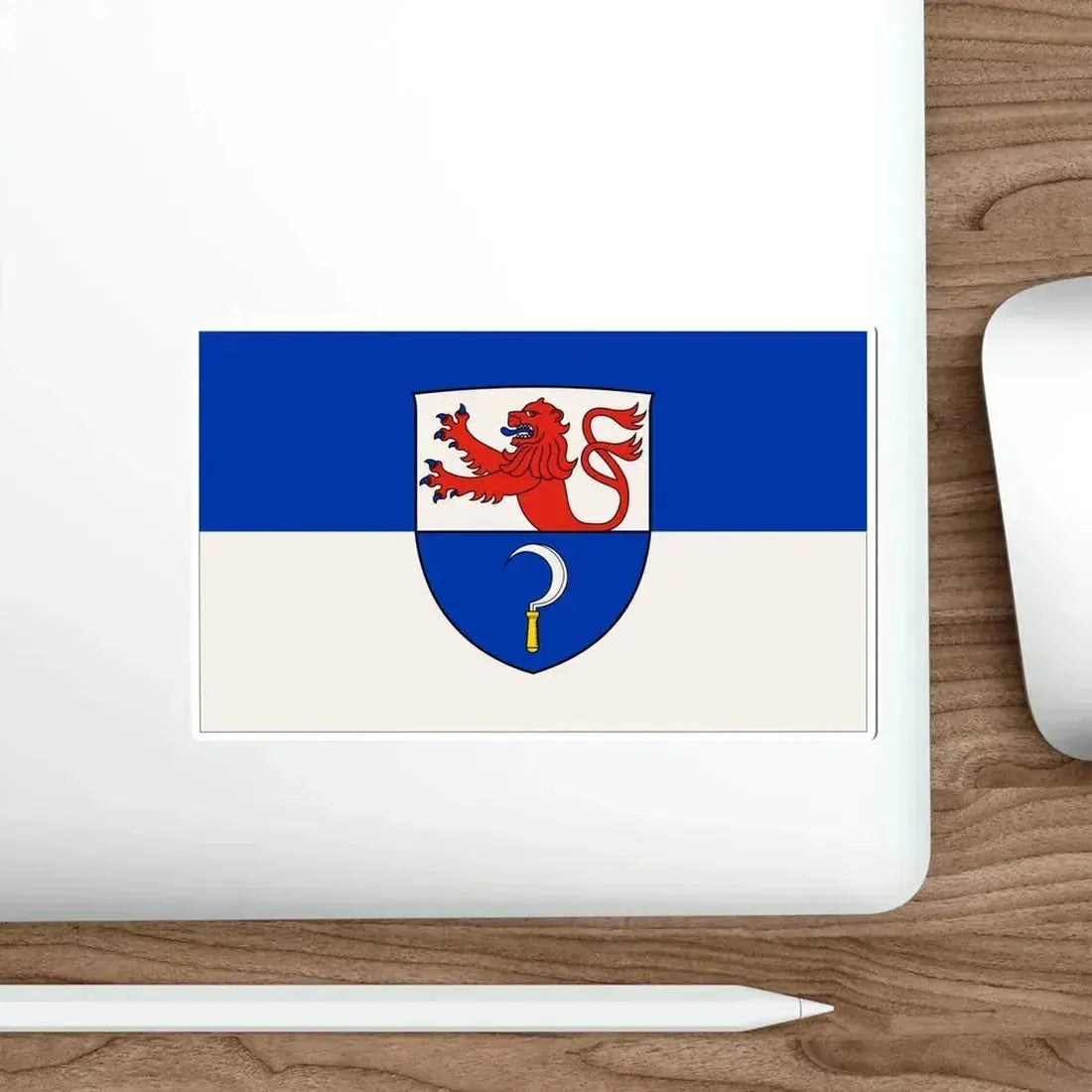 Flag of Remscheid Germany STICKER Vinyl Die-Cut Decal - The Sticker Space
