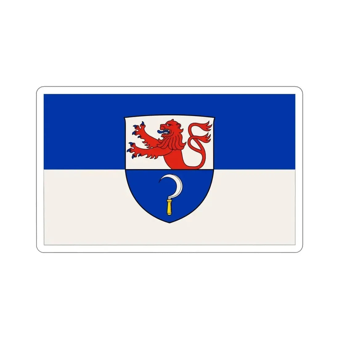 Flag of Remscheid Germany STICKER Vinyl Die-Cut Decal - The Sticker Space