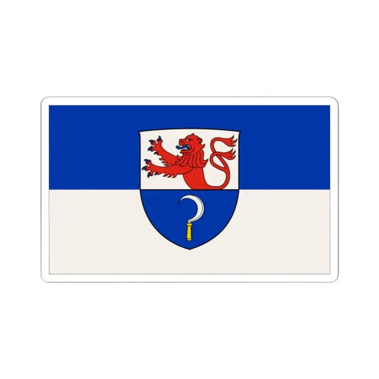 Flag of Remscheid Germany - STICKER Vinyl Kiss-Cut Decal 2 Inch White - The Sticker Space