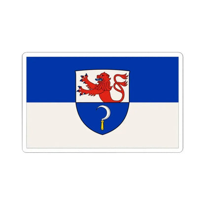 Flag of Remscheid Germany - STICKER Vinyl Kiss-Cut Decal 3 Inch White - The Sticker Space