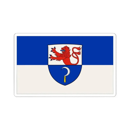 Flag of Remscheid Germany - STICKER Vinyl Kiss-Cut Decal 4 Inch White - The Sticker Space
