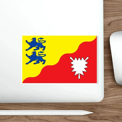 Flag of Rendsburg Eckernförde Germany STICKER Vinyl Die-Cut Decal - The Sticker Space
