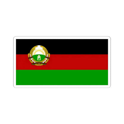 Flag of Republic of Afghanistan (Afghanistan) STICKER Vinyl Kiss-Cut Decal 2 Inch White - The Sticker Space