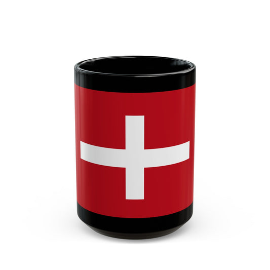 Flag of Republic of Noli Italy - Black Coffee Mug-15oz-The Sticker Space