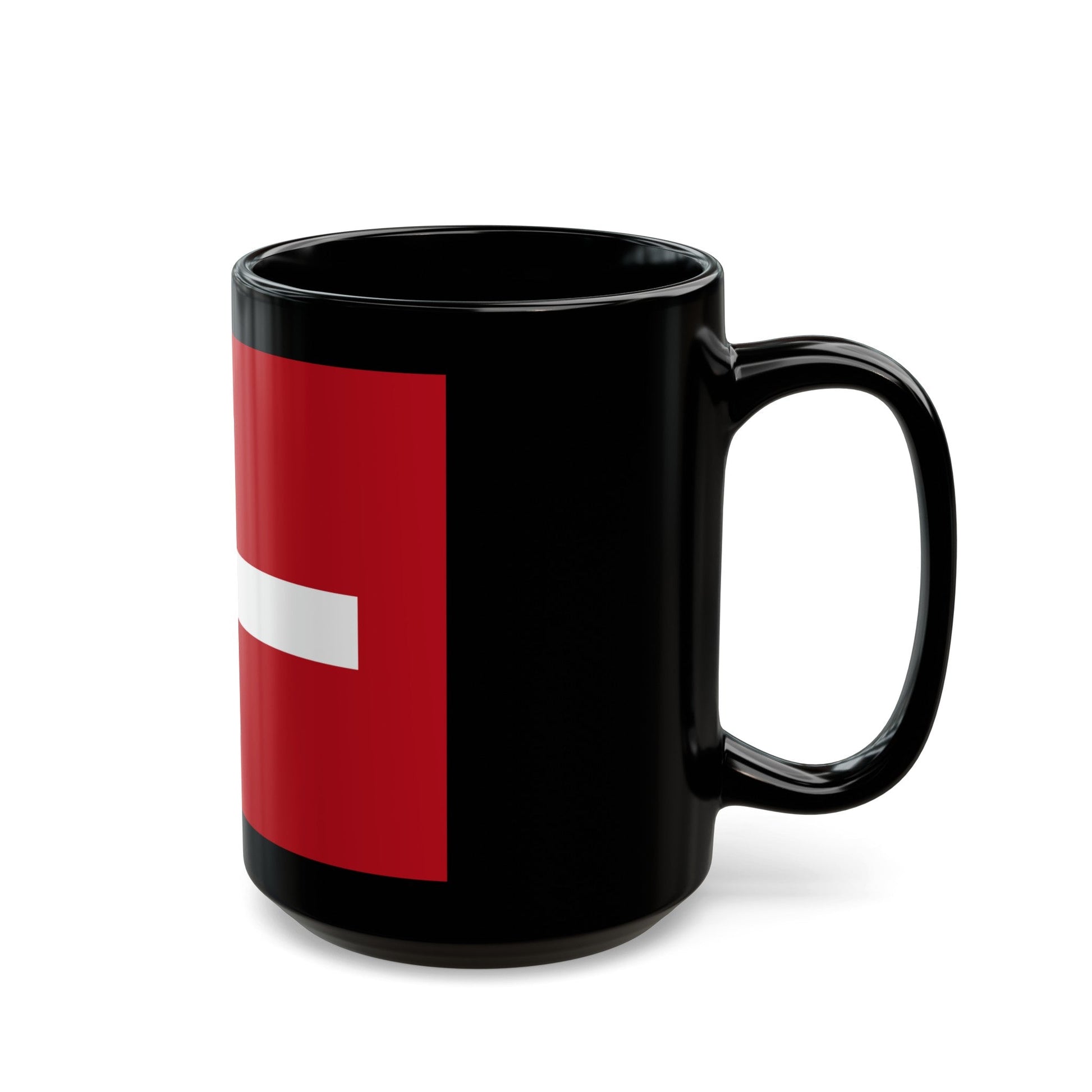 Flag of Republic of Noli Italy - Black Coffee Mug-The Sticker Space