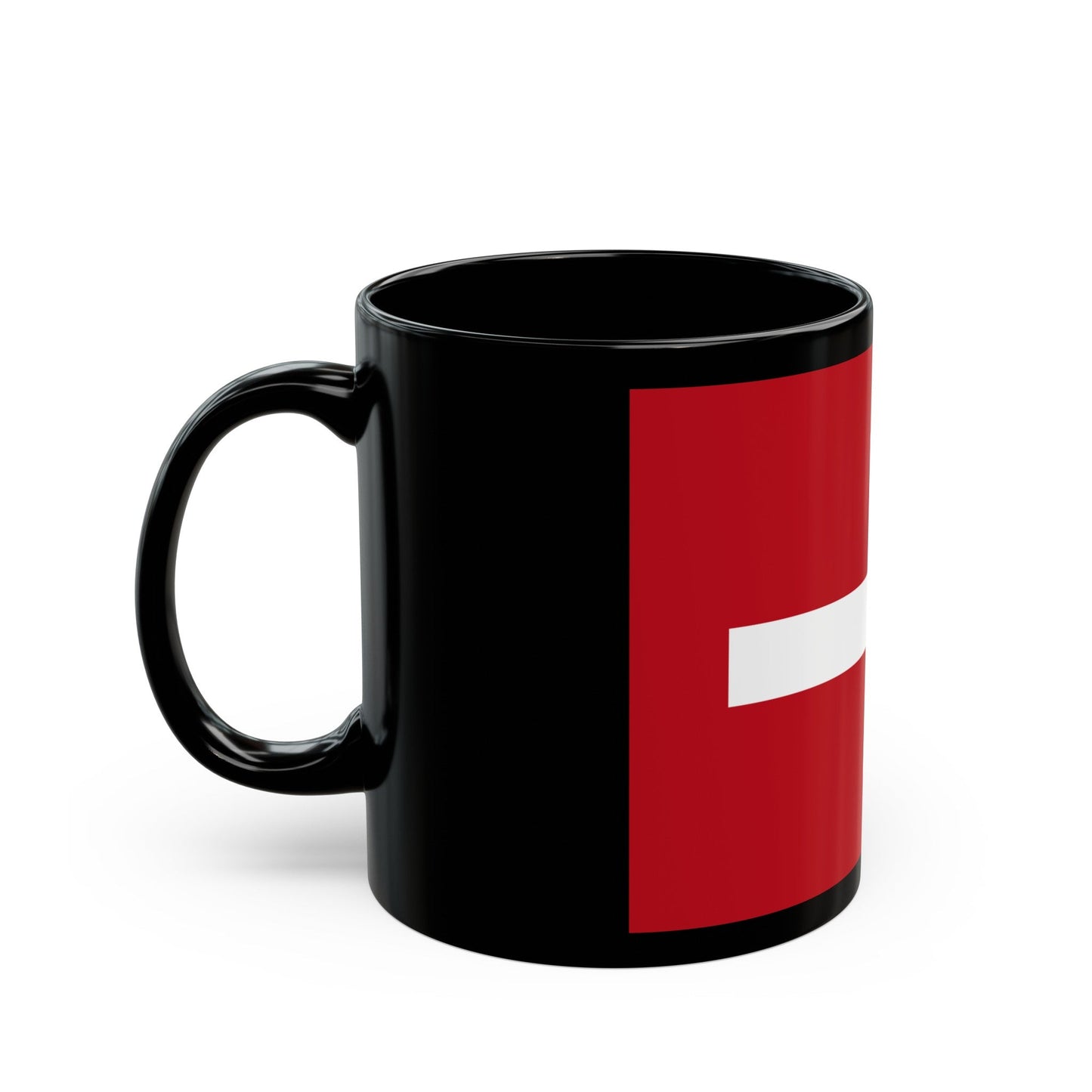 Flag of Republic of Noli Italy - Black Coffee Mug-The Sticker Space