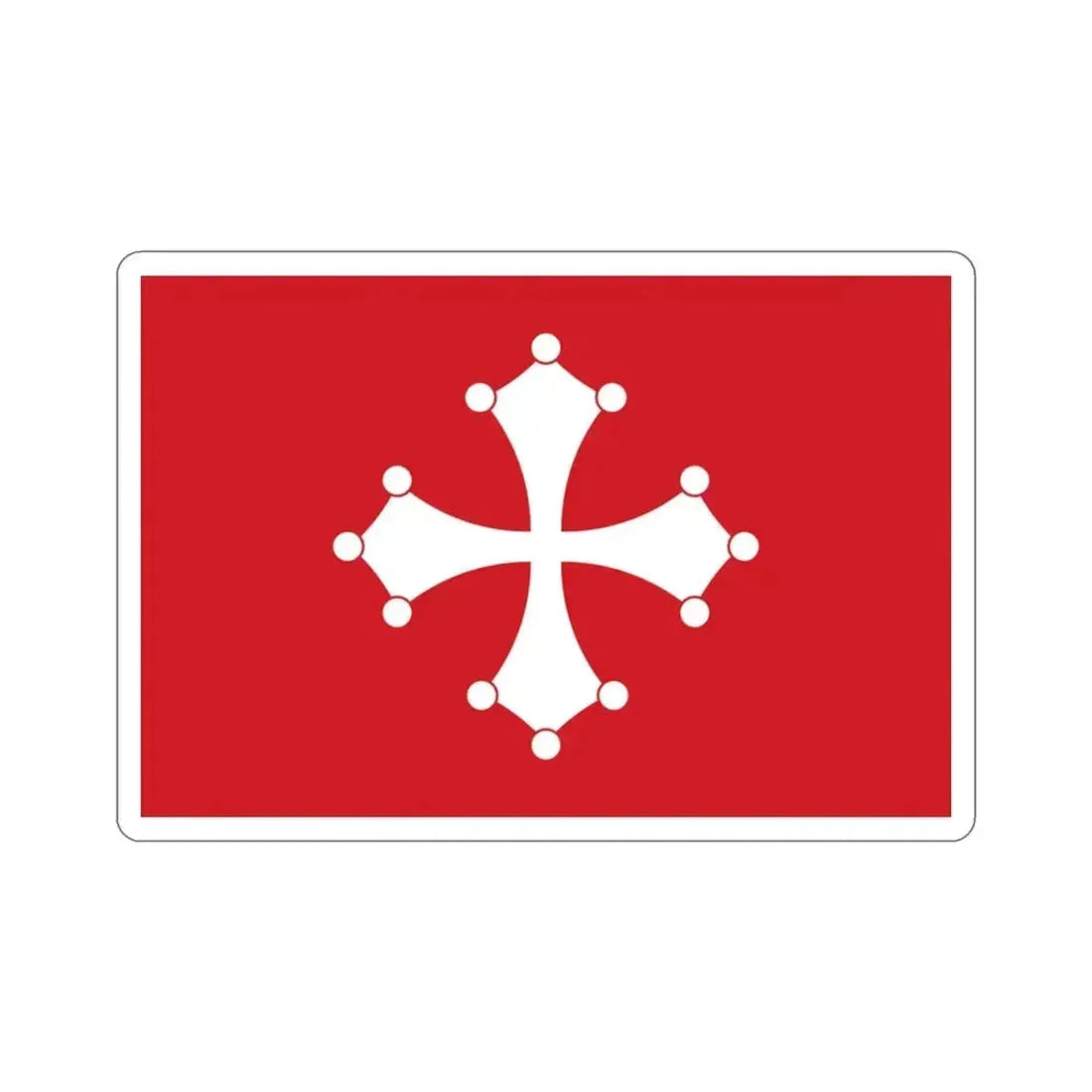 Flag of Republic of Pisa Italy STICKER Vinyl Die-Cut Decal 3 Inch - The Sticker Space