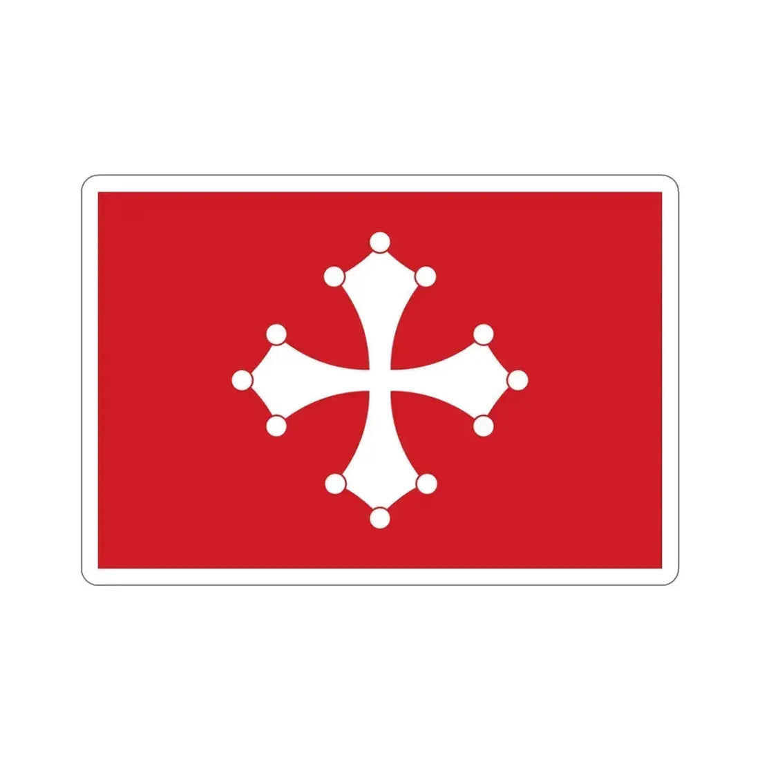 Flag of Republic of Pisa Italy STICKER Vinyl Die-Cut Decal 4 Inch - The Sticker Space