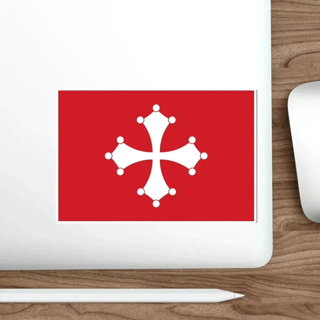 Flag of Republic of Pisa Italy STICKER Vinyl Die-Cut Decal - The Sticker Space