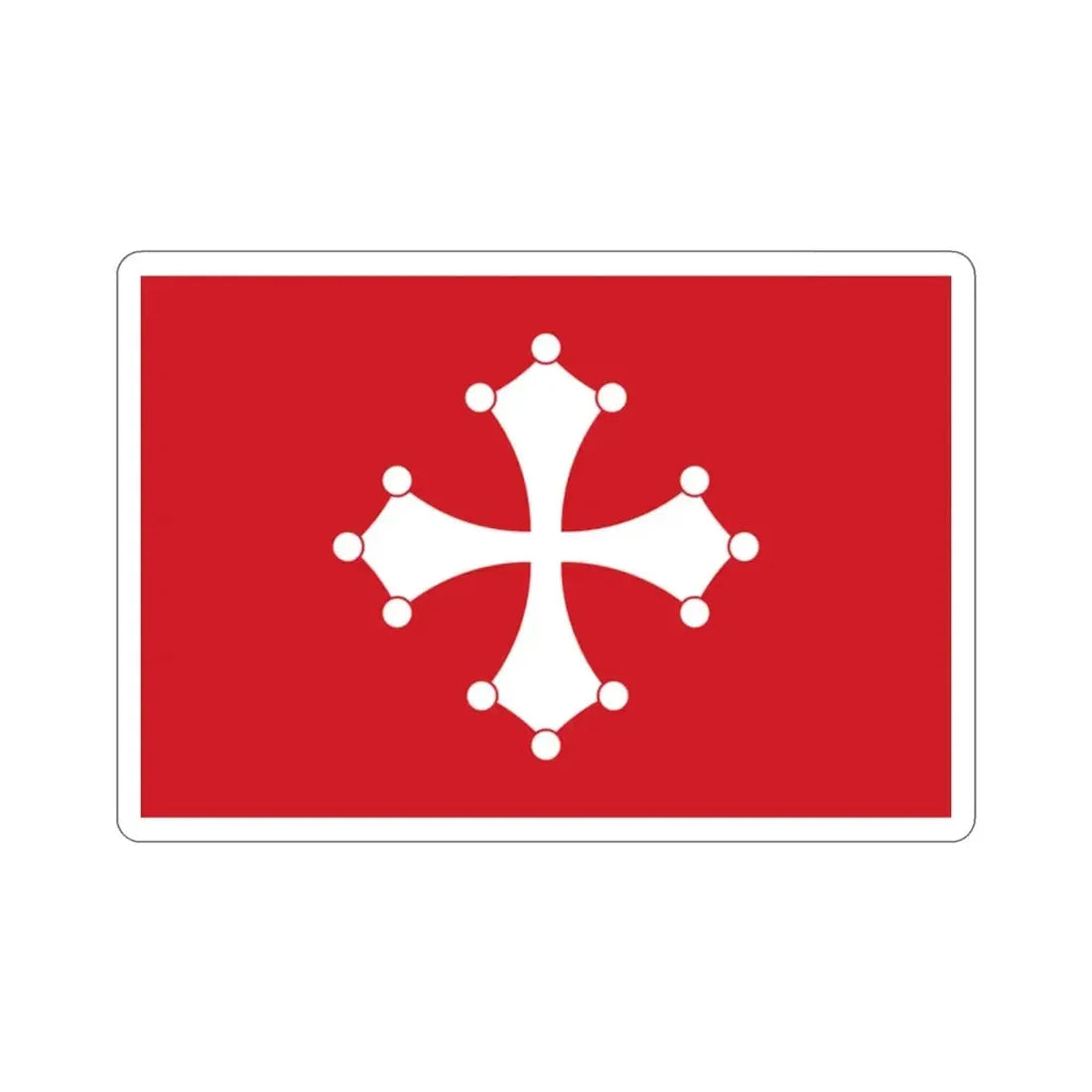 Flag of Republic of Pisa Italy STICKER Vinyl Die-Cut Decal - The Sticker Space