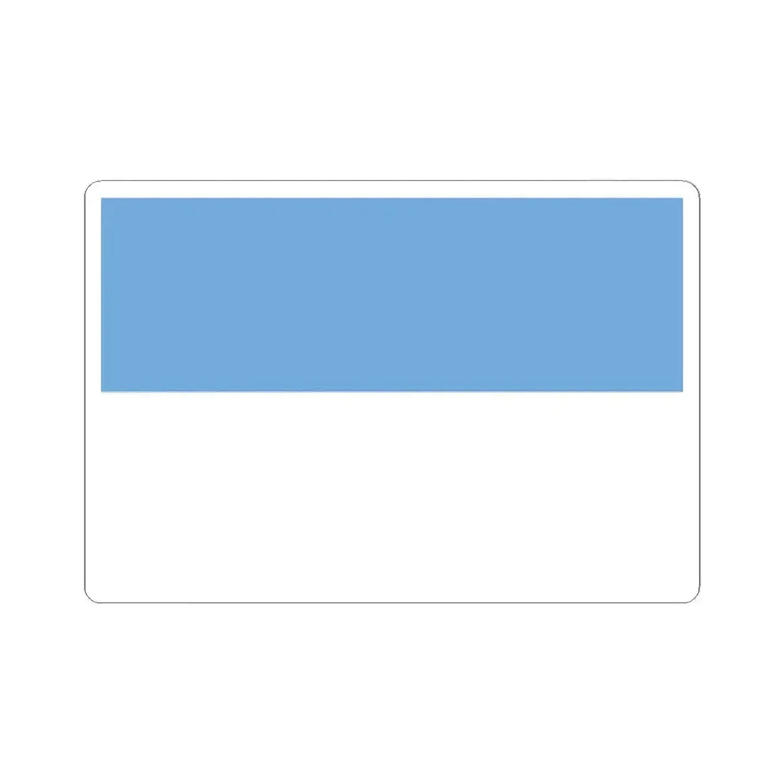 Flag of Republiqueta of Tarija (Argentina) STICKER Vinyl Kiss-Cut Decal 2 Inch White - The Sticker Space