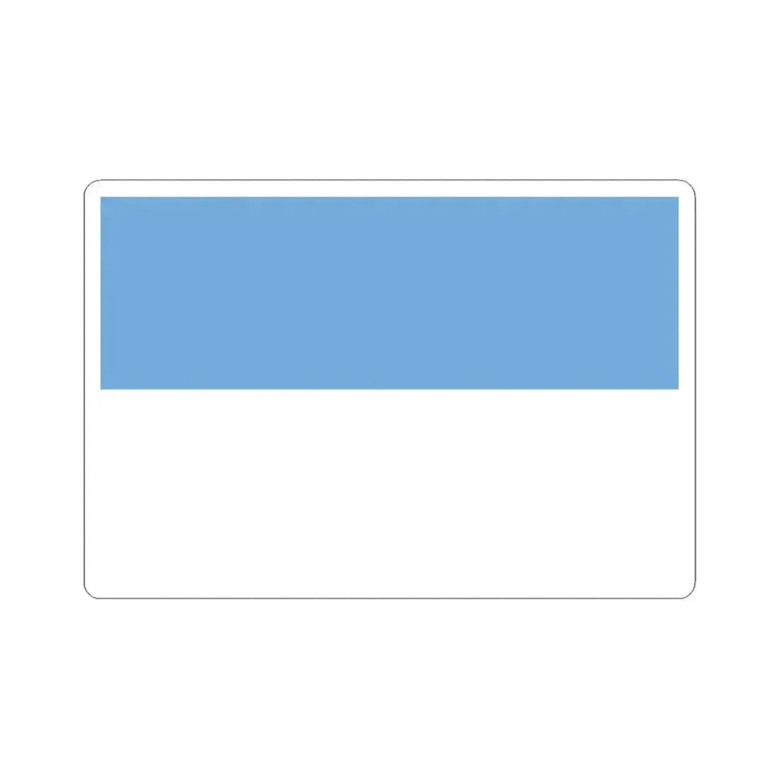 Flag of Republiqueta of Tarija (Argentina) STICKER Vinyl Kiss-Cut Decal 3 Inch White - The Sticker Space