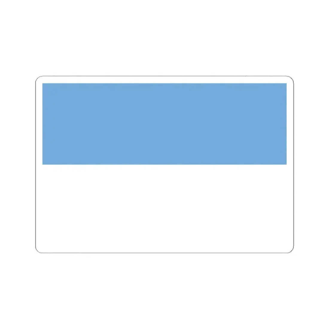 Flag of Republiqueta of Tarija (Argentina) STICKER Vinyl Kiss-Cut Decal 6 Inch White - The Sticker Space